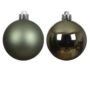 Shatterproof Bauble Mix – Rosemary Green – 6 Pack